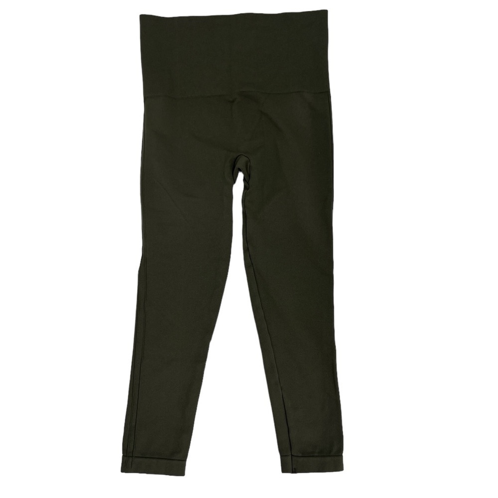 Spanx Look At Me Now Olive Green Hi Rise Leggings Womens Medium New